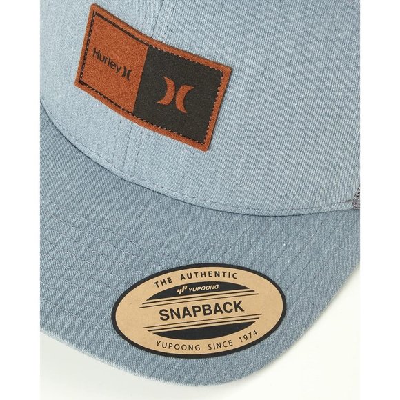 Mans Patch Curved Brim Snap Back Trucker Cap main image 4